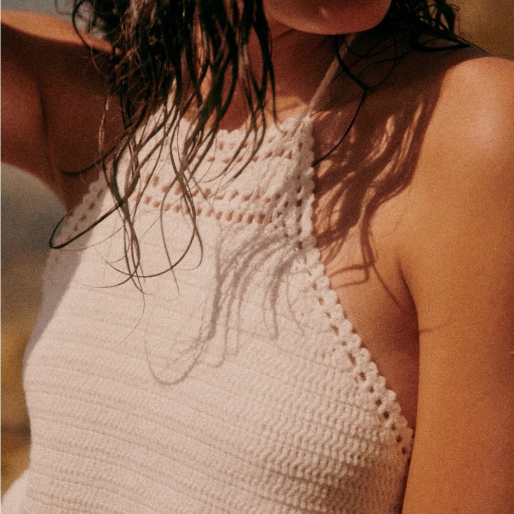 Sezane knit top in cream NWT - Picture 5 of 6